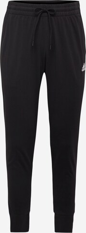 ADIDAS SPORTSWEAR Zúžený Sportovní kalhoty 'Essentials Tapered Cuff' – černá: přední strana