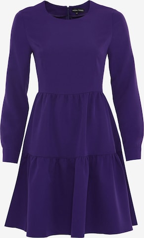 Awesome Apparel Dress in Purple: front