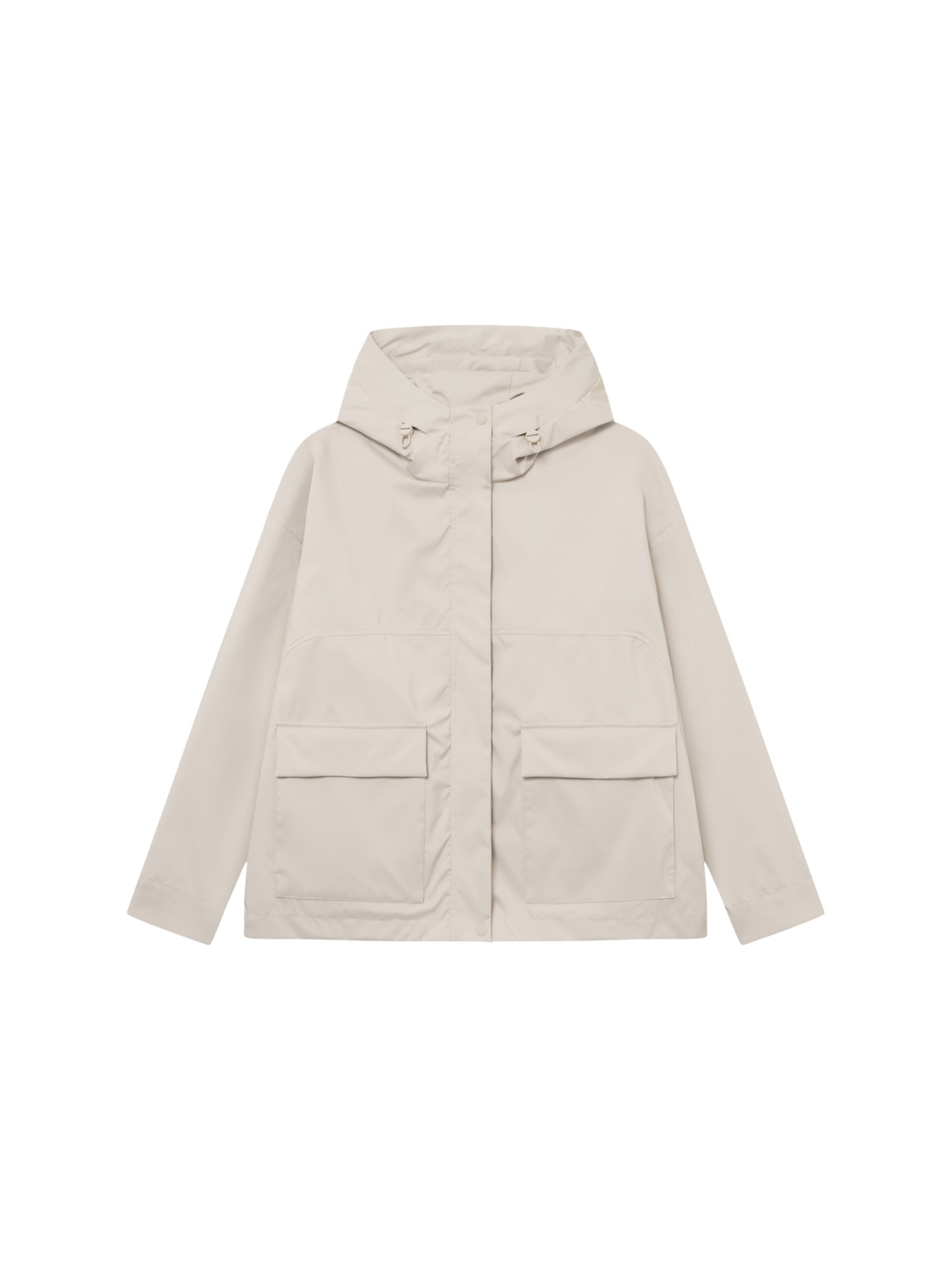 BOMBOOGIE Between-Season Jacket in Beige: front
