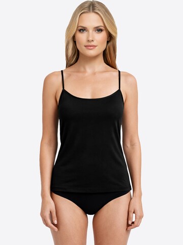 Haasis Bodywear Undershirt in Black: front