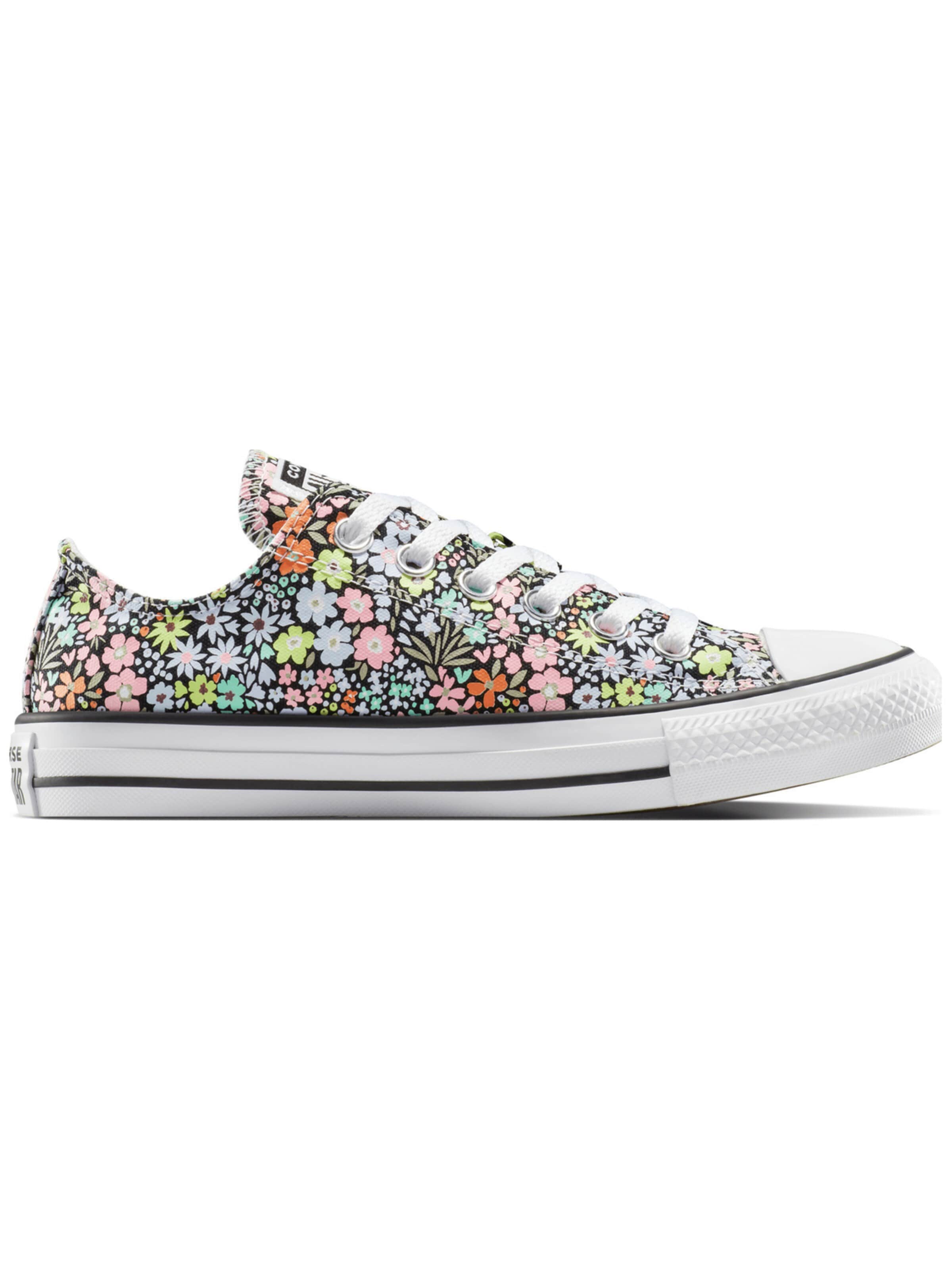 CONVERSE Sneaker low 'Converse Chuck Taylor All Star Mini Flowers' in Mischfarben: Vorderseite