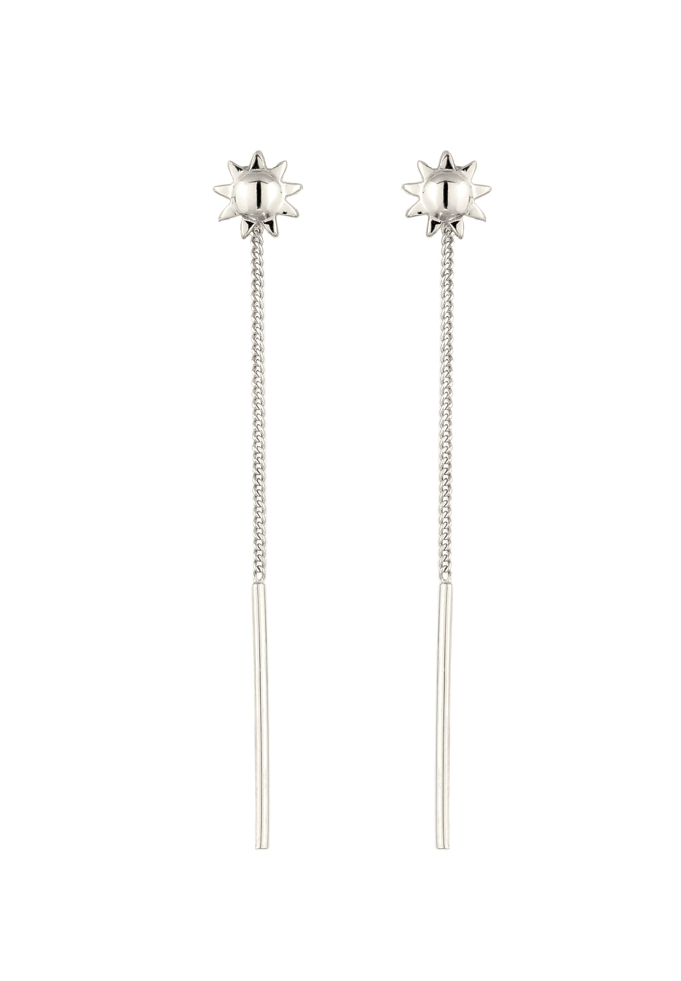 ELLI Earrings 'Sun' in Silver
