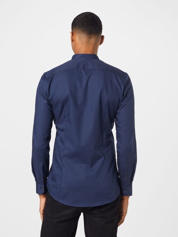 OLYMP Regular fit Button Up Shirt in Blue