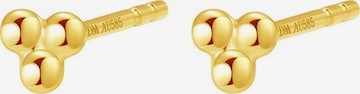 Dear Me Oorbellen 'Glint Triad' in Goud: voorkant