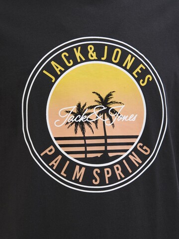 Maglietta 'JJPalm' di JACK & JONES in nero