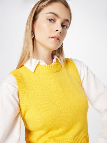 Denim Project Sweater in Yellow