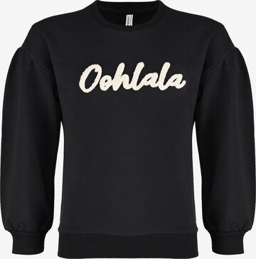 BLUE EFFECT Sweatshirt 'Oohlala' in Schwarz: front