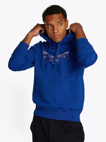 Sweat-shirt TOMMY HILFIGER en bleu : devant
