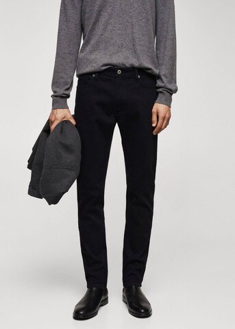 MANGO MAN Slim fit Jeans 'Jan' in Black