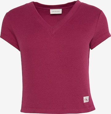 Calvin Klein Jeans Shirt in Rood: voorkant