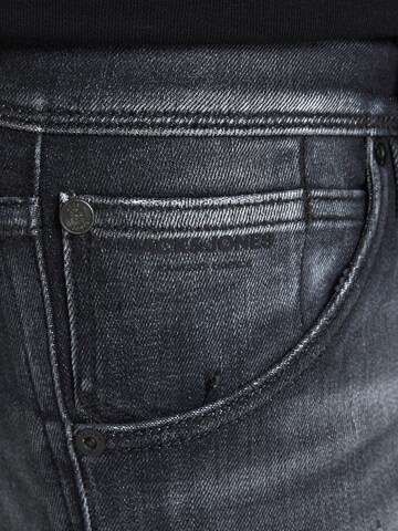 Coupe slim Jean 'Glenn' JACK & JONES en noir