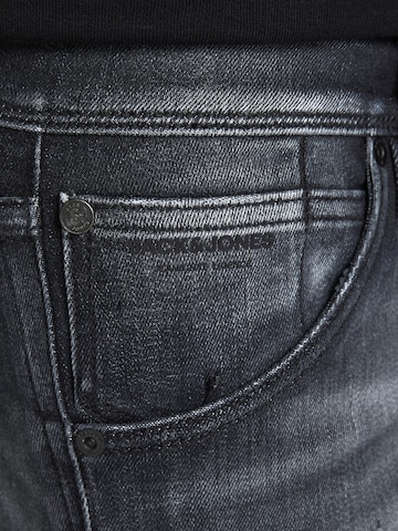 Coupe slim Jean 'Glenn' JACK & JONES en noir