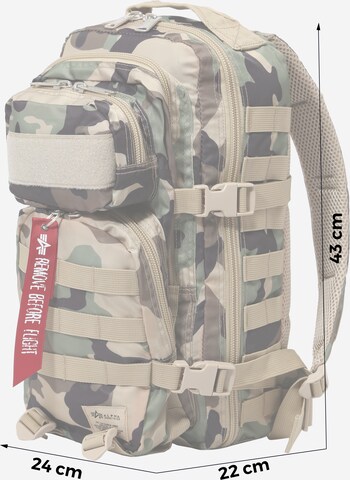 ALPHA INDUSTRIES Backpack in Beige