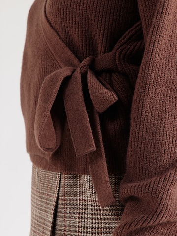 ABOUT YOU Kardigán 'Cassandra' - barna