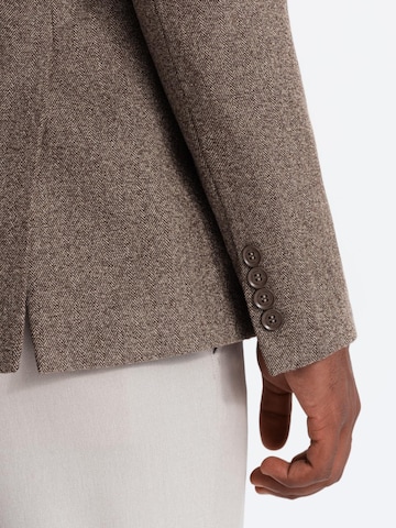 Coupe regular Veste de costume Ombre en beige