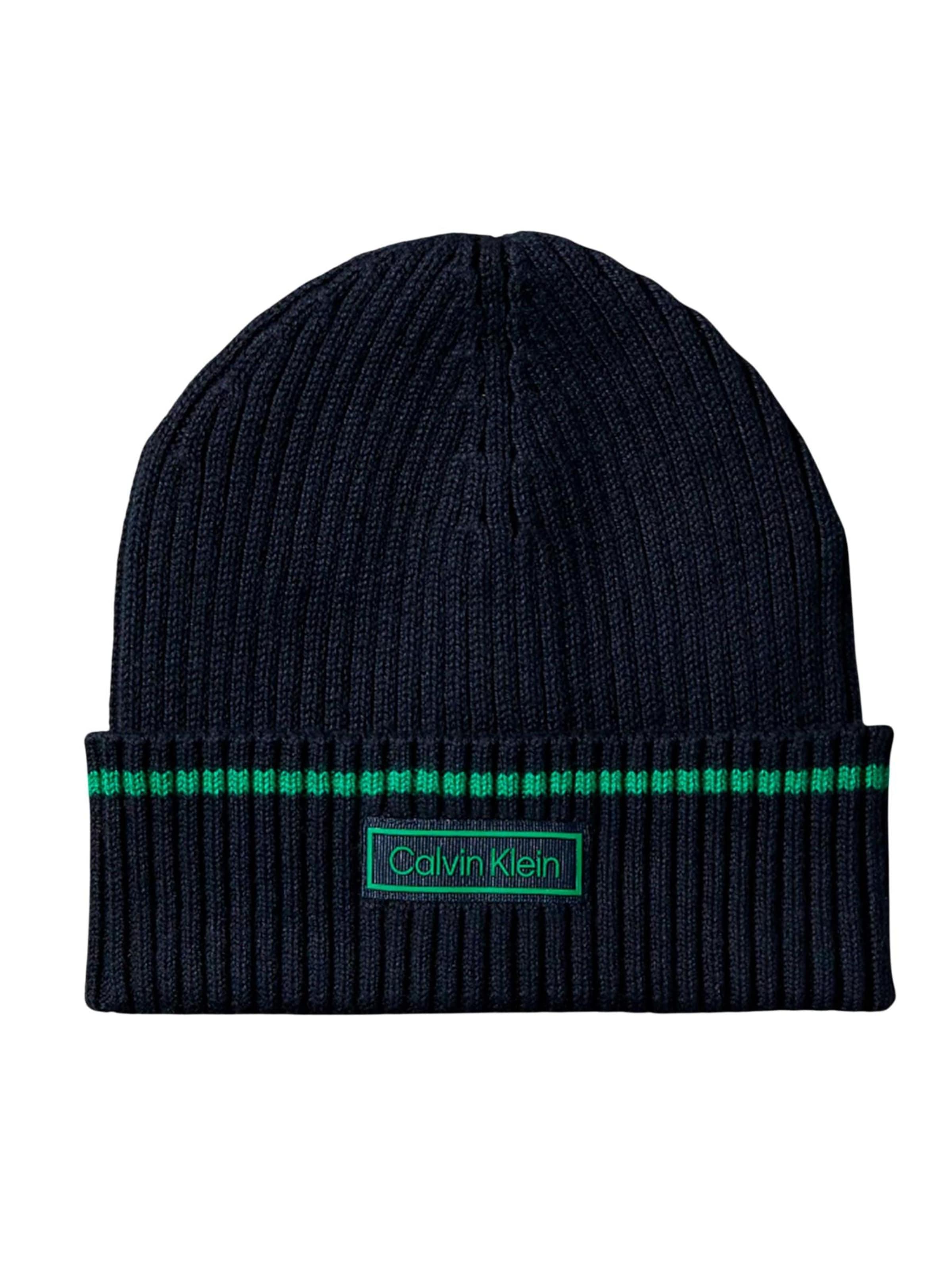 Bonnet 'LV04D8054G - CAPPELLO - CALVIN KLEIN' Calvin Klein en noir : devant