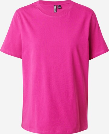 rožinė PIECES Marškinėliai 'PCRIA': priekis