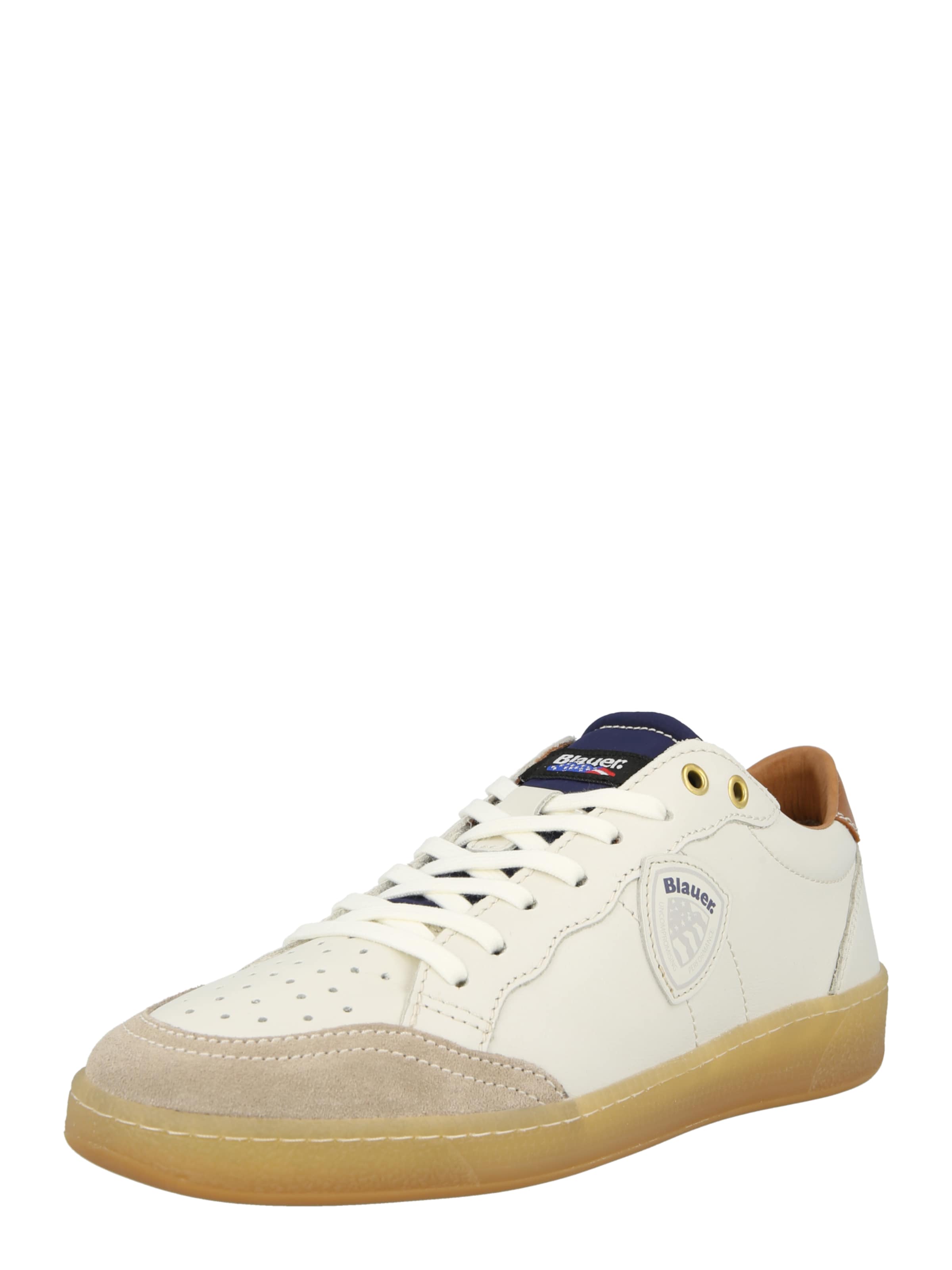 Blauer.USA Ниски маратонки в бяло: отпред