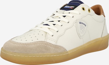 Blauer.USA Matalavartiset tennarit värissä valkoinen: etupuoli