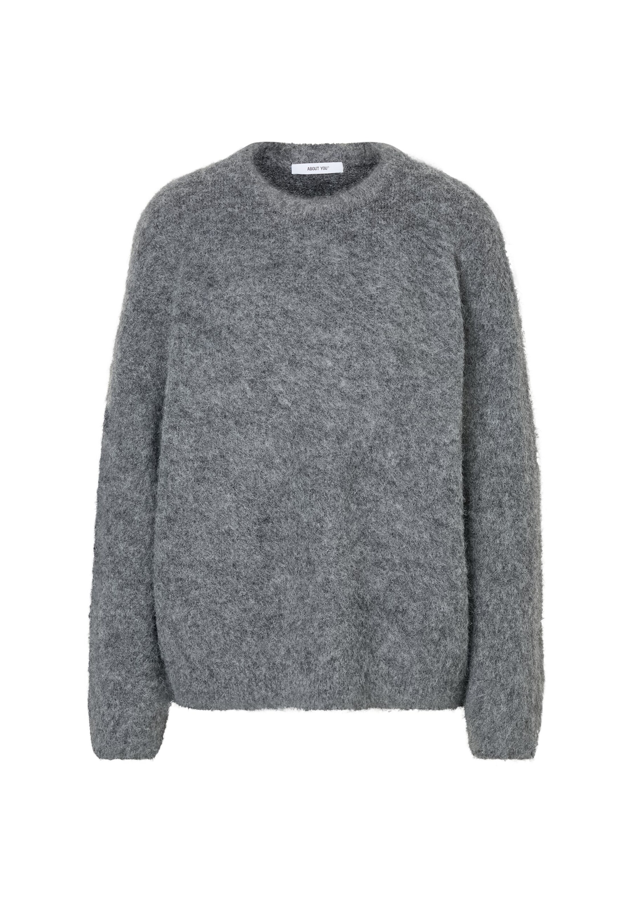 ABOUT YOU Sweater 'Tessy' in Grey: front