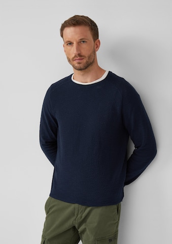 Pull-over s.Oliver en bleu : devant