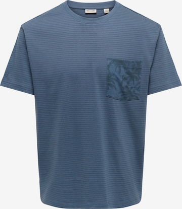 Only & Sons - Camiseta 'ONSFRED' en azul: frente