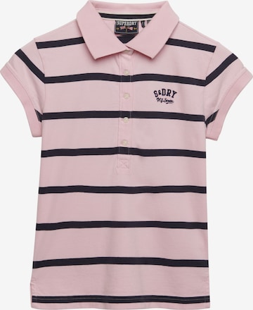 Superdry & Co Poloshirt 'Athletic Essentials' in Pink: Vorderseite