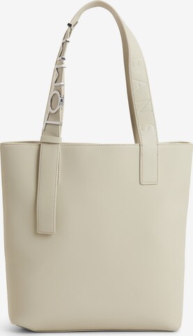 Tommy Jeans Shopper in White: front