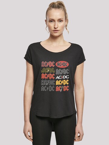 T-shirt 'ACDC' F4NT4STIC en noir : devant