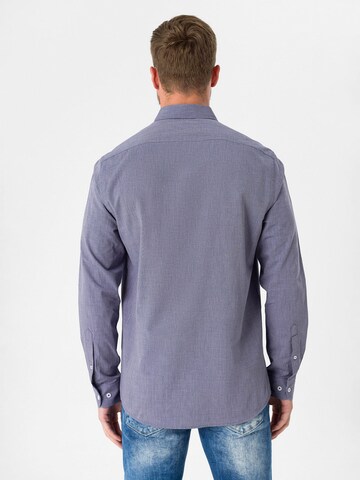 Coupe regular Chemise Dandalo en bleu