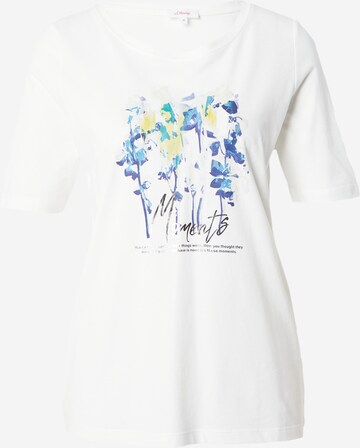 s.Oliver Shirt in White: front