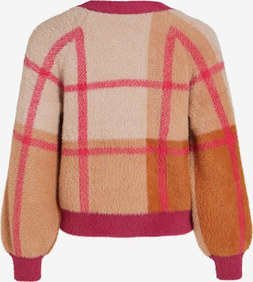 Geacă tricotată de la VILA pe roz