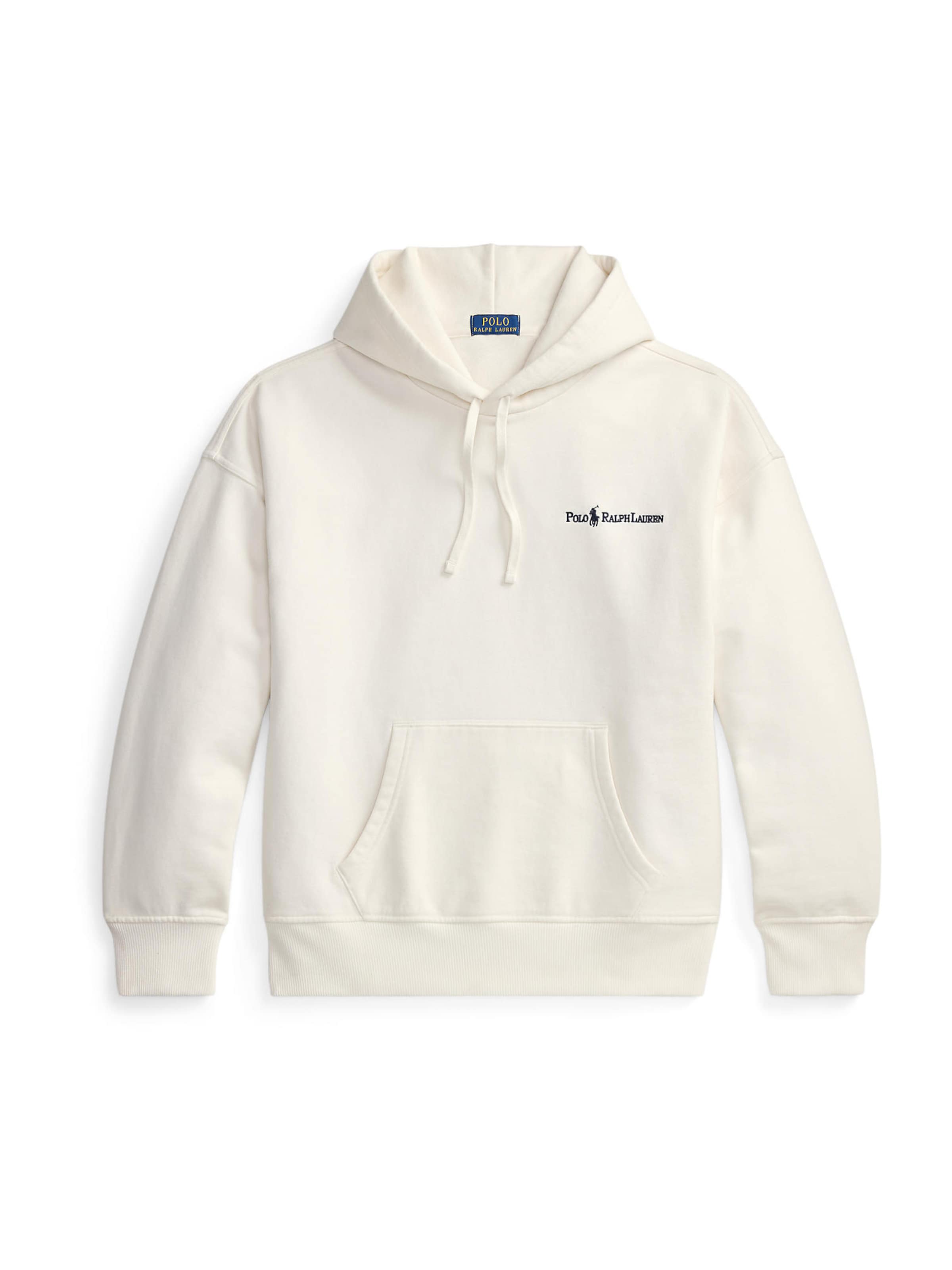Sweat-shirt Polo Ralph Lauren en blanc : devant
