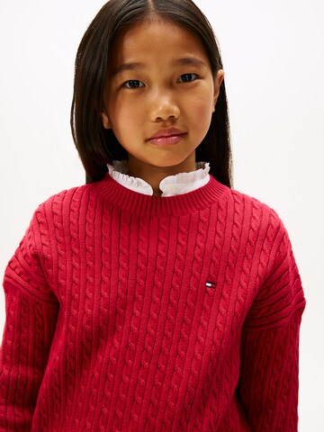 TOMMY HILFIGER Pullover in Rot