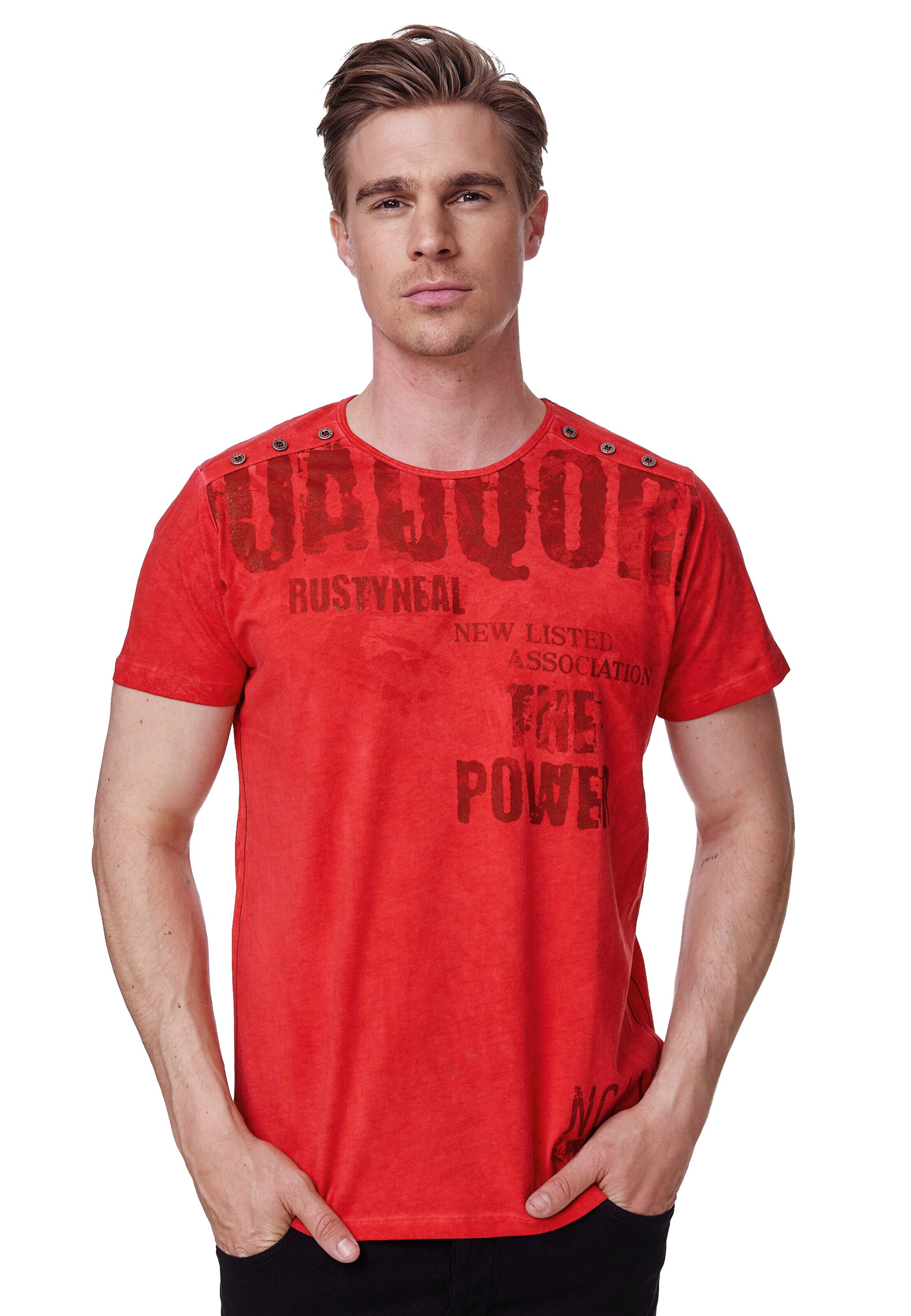 Rusty Neal Shirt in Red: front