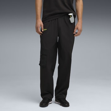 PUMA Regular Sports trousers in Black: front