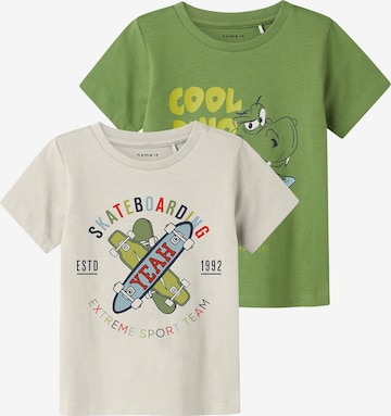 žalia NAME IT Marškinėliai 'NMMKarlton': priekis