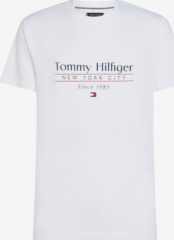 T-Shirt TOMMY HILFIGER en blanc : devant
