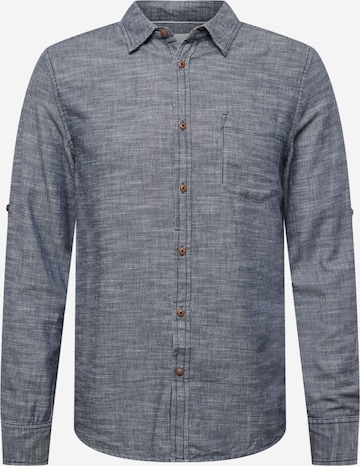 MUSTANG Regular fit Button Up Shirt 'Casper' in Blue: front