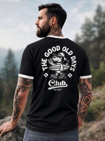 Neverless Shirt 'Good old Days' in Black