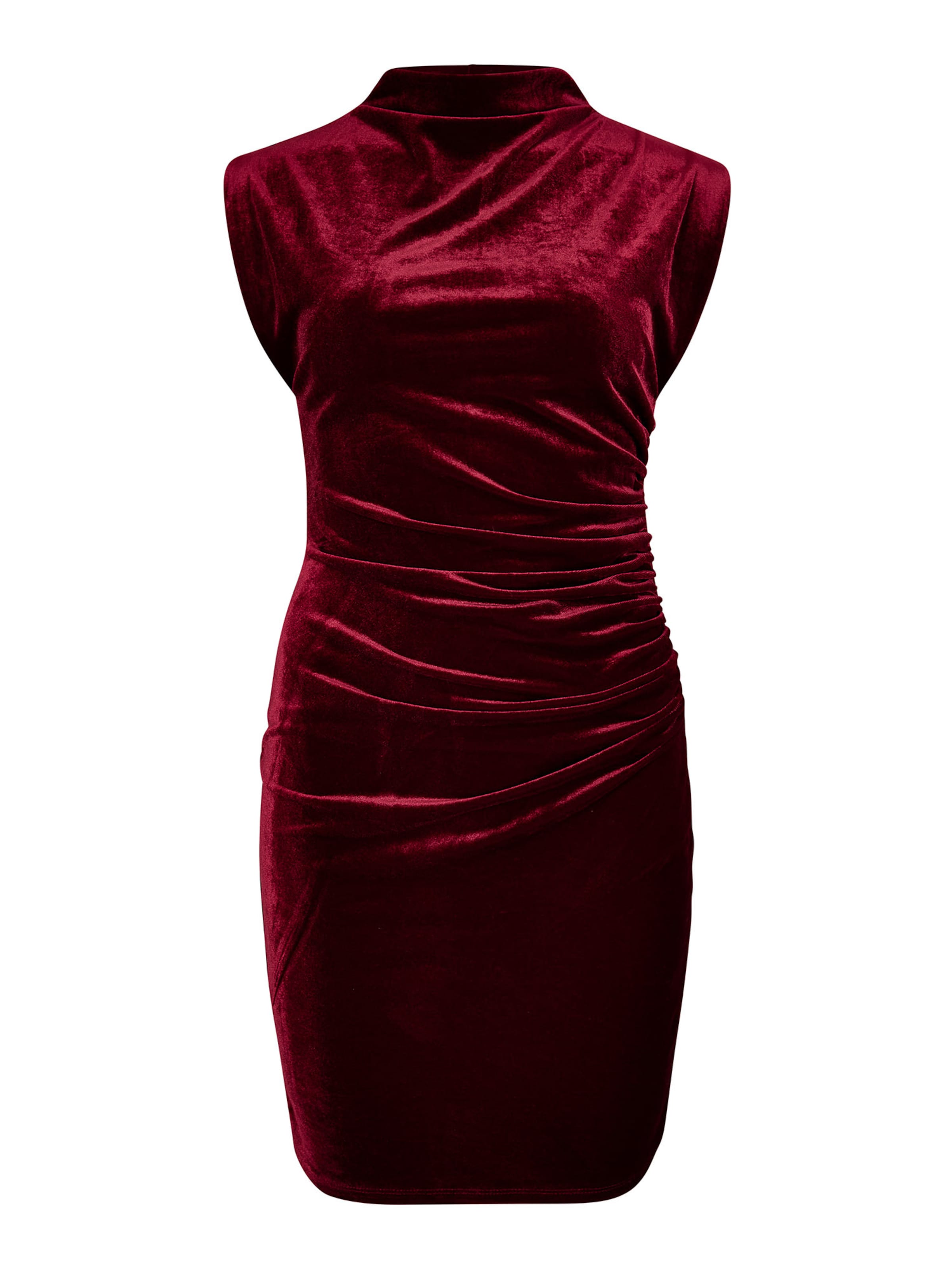 Apricot Kleid in Rot: Vorderseite