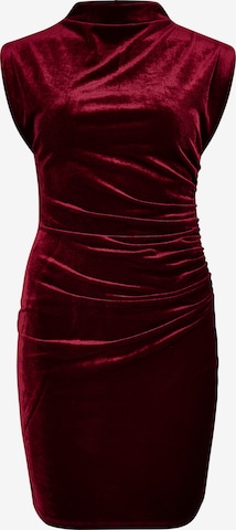 Apricot Kleid in Rot: Vorderseite