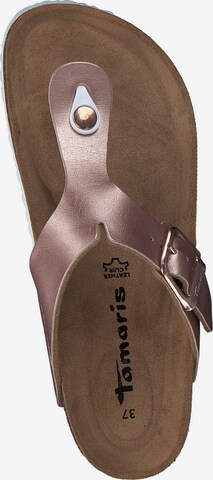 TAMARIS T-bar sandals in Pink