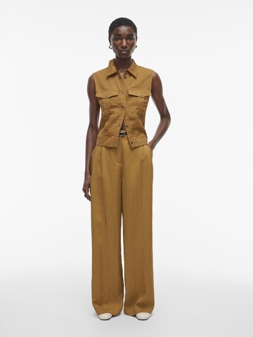 Chemisier ROUGE EDIT en marron