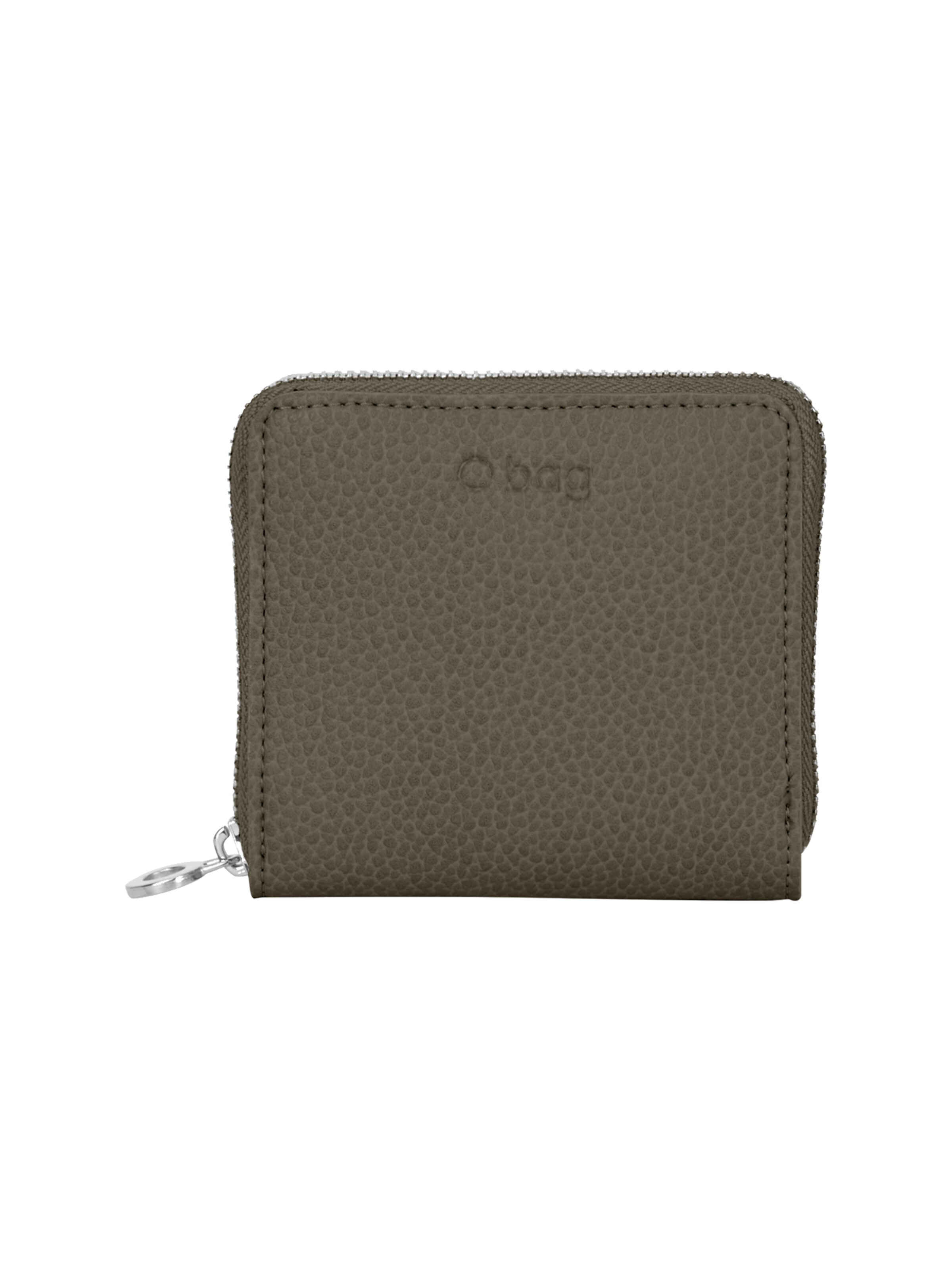 O bag Wallet in Green: front