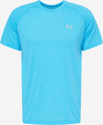 UNDER ARMOUR Functioneel shirt 'Streaker' in Blauw: voorkant