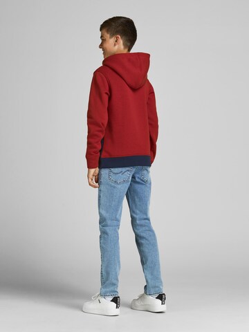 Jack & Jones Junior Sweatshirt 'Urban' in Rot