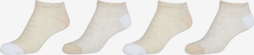 camano Ankle Socks in Beige: front