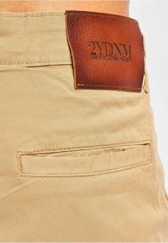 2Y Premium Tapered Cargojeans in Beige