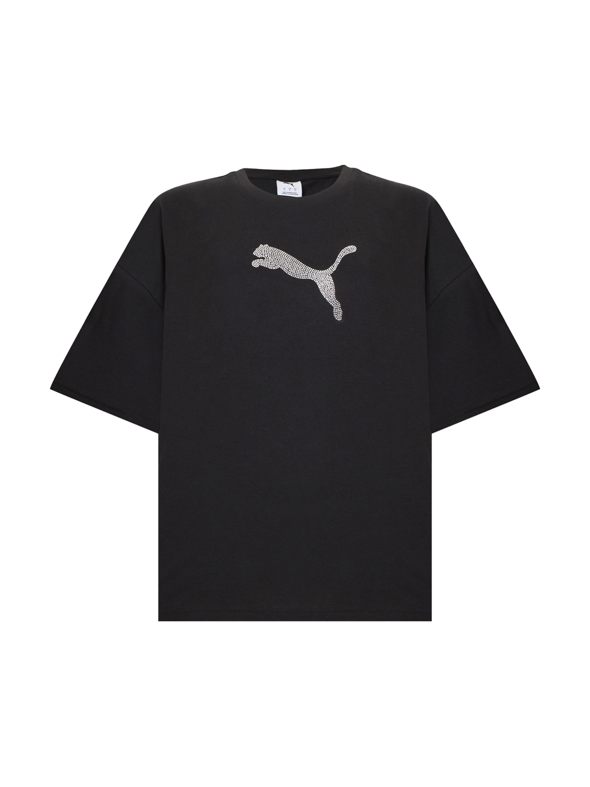 Tricou 'ESS' de la PUMA pe negru: față